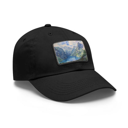 Alpine Splendor: Swiss Alps Watercolor Baseball Cap