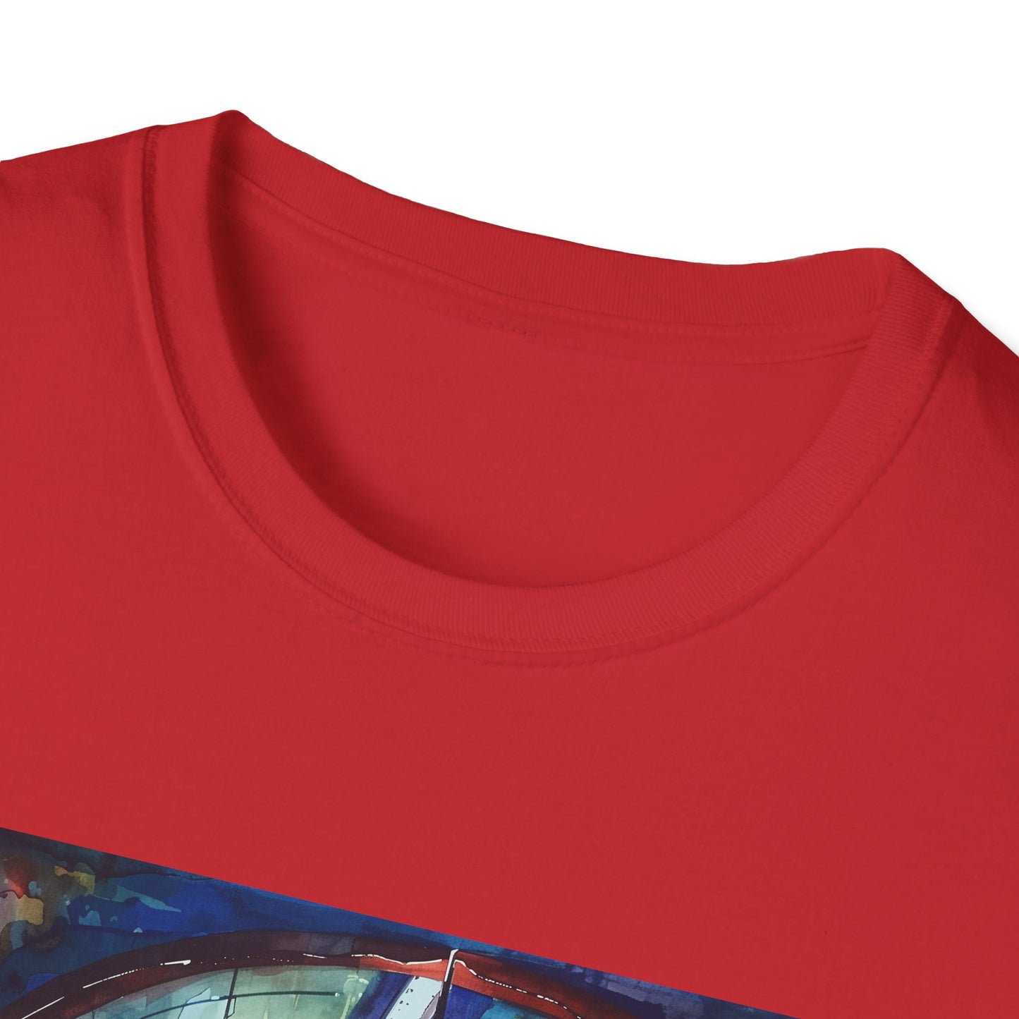 London's Hidden Depths: The Tube Watercolor T-shirt