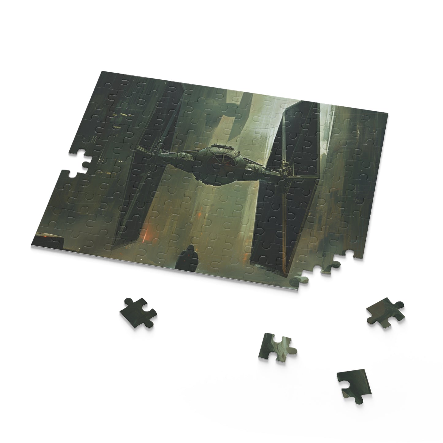 Star Wars Tie Fighter Jigsaw Puzzle - Challenge yourself with this iconic spaceship puzzle! Ideal for Star Wars fans.