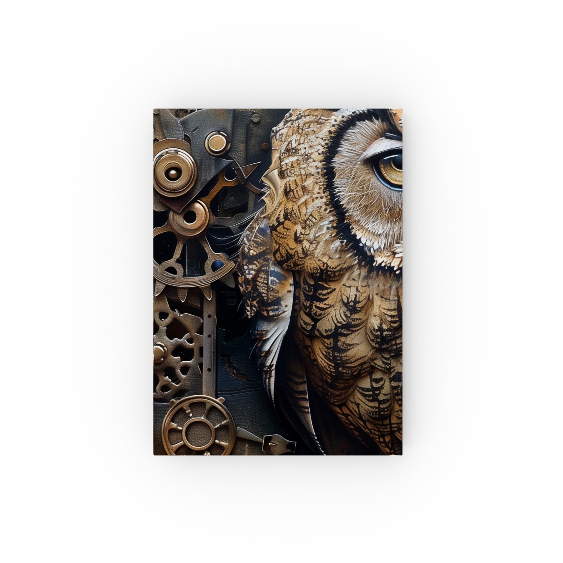 Steampunk Owl Journal with Gears, Goggles, and Feathers - High-Quality and Stylish - Perfect Gift for All Seasons