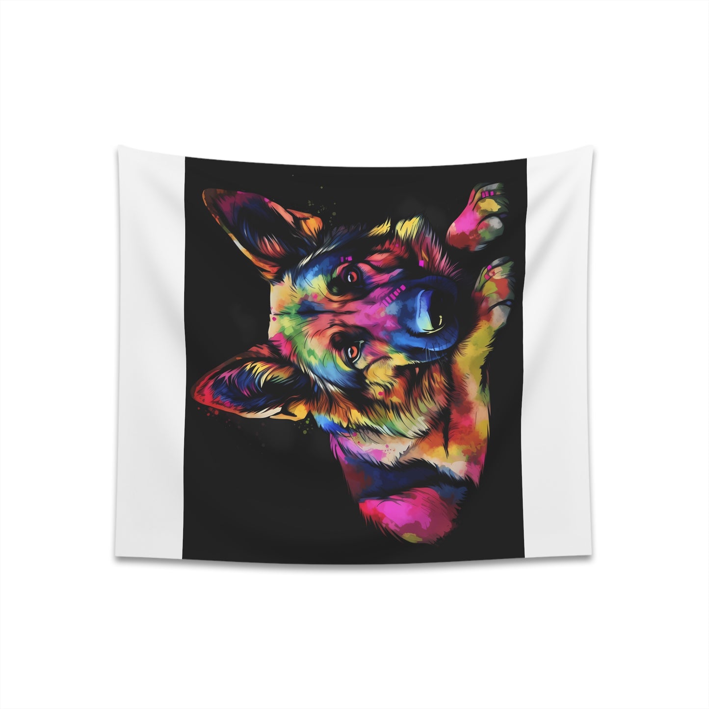 "German Shepherd Guardian Tapestry: Strength and Loyalty Tribute - Perfect Gift"