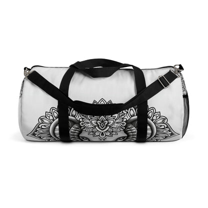 Ornate Mandala Elephant Duffel Bag