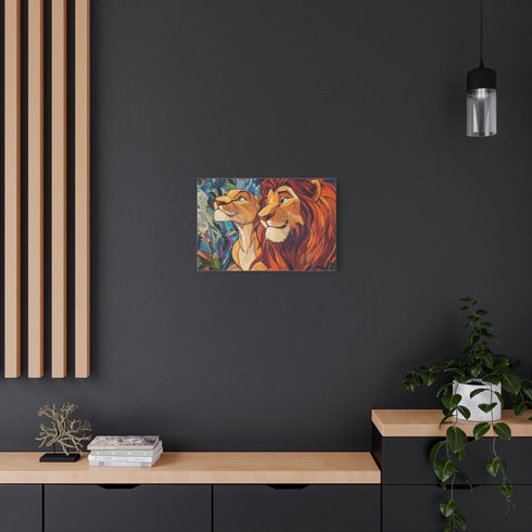 Simba Lion King Pride Rock — Canvas Wall Art — Product Detail View 5