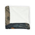 Lava Moth Resting on Burning Scroll — Plush Fleece Throw Blanket — Product Detail View 11