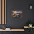 Sunset Canyon with Floating Bioluminescent Jellyfish — Canvas Wall Art — Product Detail View 8