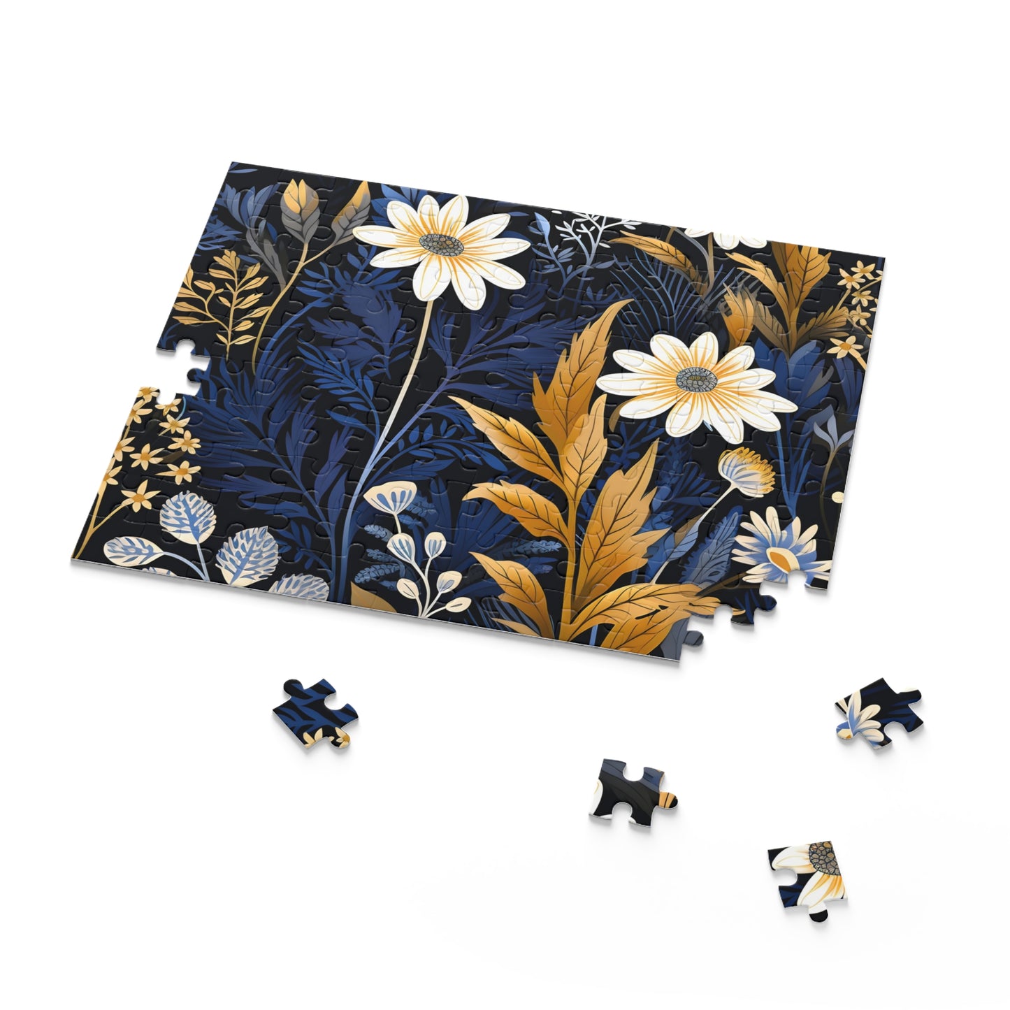 Wildflower Pattern Jigsaw Puzzle