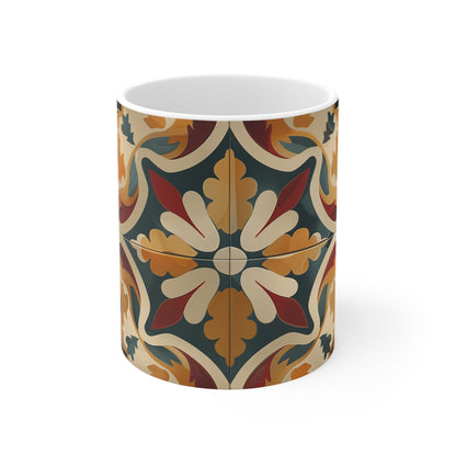 Tile-inspired Coffee Mug Masterpiece | Mugs | 11 oz, Ceramic, Coffee Mugs, Home & Living, Kitchen, Mugs, Sublimation | Prints with Passion