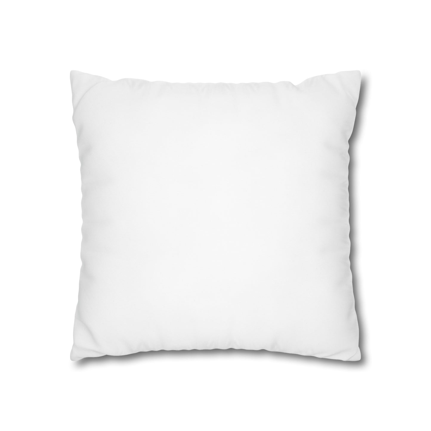 Decorator's Delight Square Poly Canvas Pillowcase with Concealed Zipper