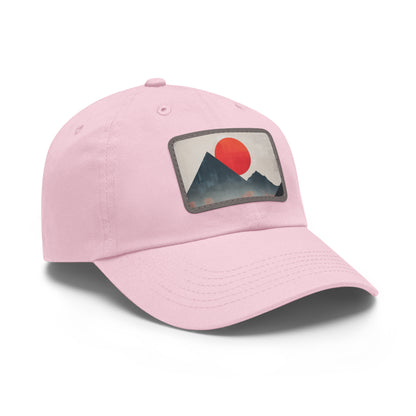 Dad Hat with Leather Patch