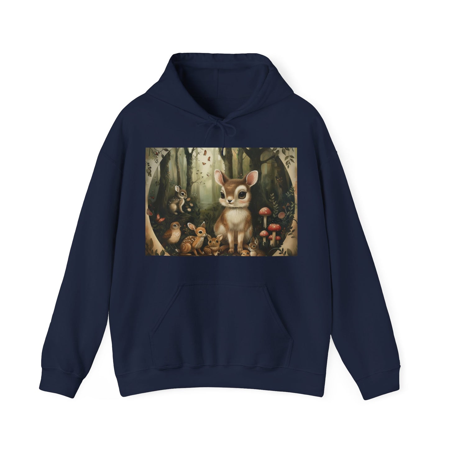 Sylvan Sanctuary: A Woodland Haven Hoodie