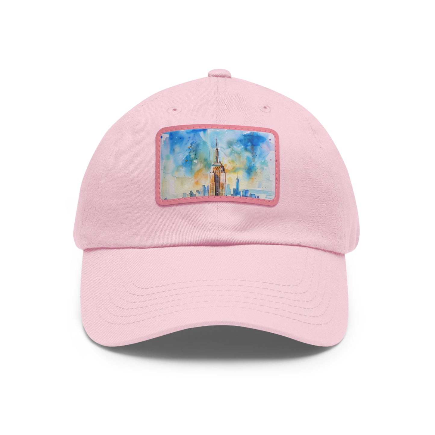 Empire State Skyline Watercolor Cap