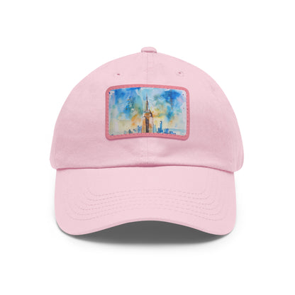 Empire State Skyline Watercolor Cap