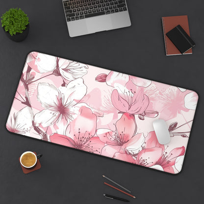 Cherry Blossom desk mat | Desk Mat | Accessories, Back-to-School, Desk, Fall Bestsellers, Home & Living, Mouse pad, Mouse Pads, Mousepad, Seasonal Picks, Stationery, TikTok | Prints with Passion