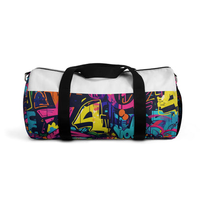 Neon Graffiti Duffel Bag