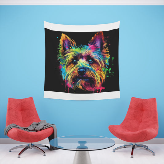 Tiny Paws, | Wall Tapestry | All Over Print, AOP, Decor, Halloween, Home & Living, Home Decor, Indoor, Spring Essentials, Sublimation, Tapestry | Prints with Passion