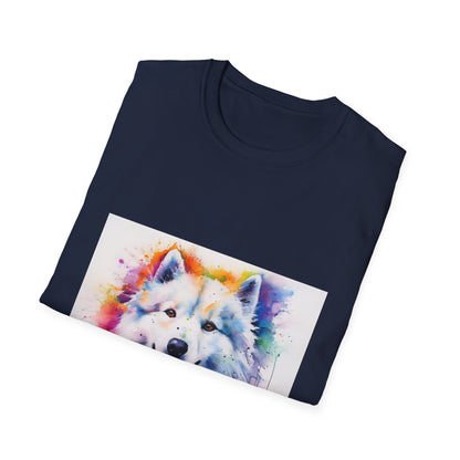 ❄️ Samoyed Spirit: A Watercolor Adventure of Playfulness and Freedom