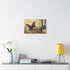 Steam Powered Butterfly Garden — Canvas Wall Art — Kiln-Dried Pine Frame & Ready-to-Hang Back View