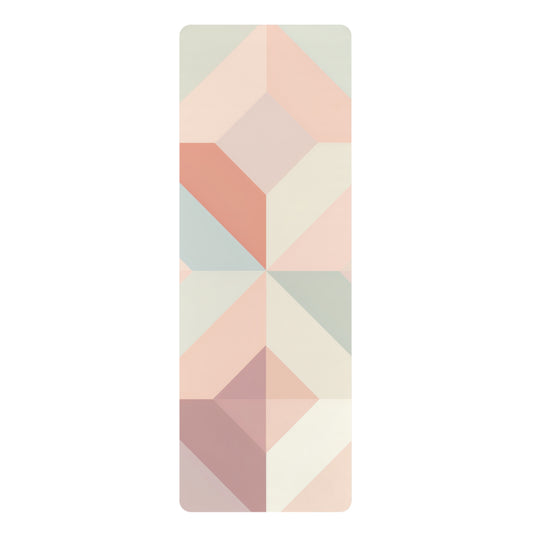 Harmony in Motion: Pastel Geometrics Yoga Mat