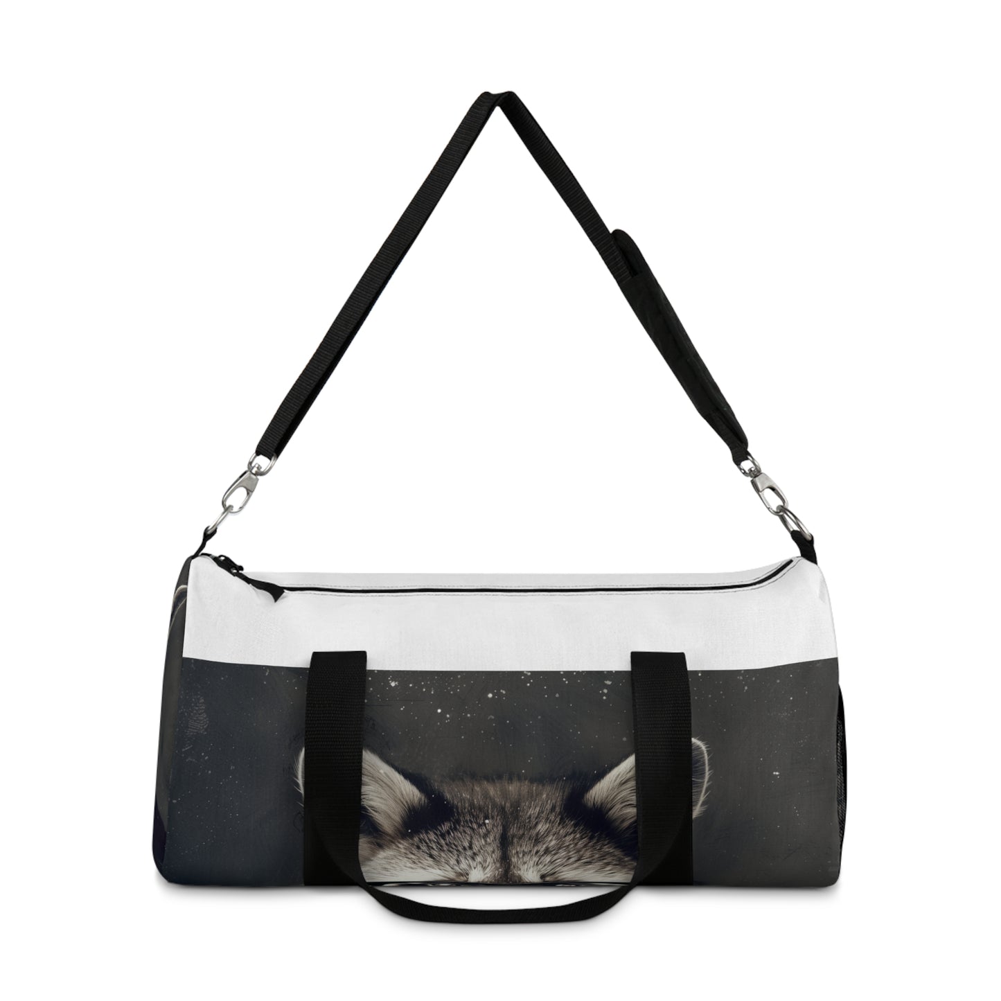 Raccoon Hipster Duffel Bag