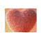 3D Fluffy Icon a Heart Felt Material Solid Color B — 50×60 Plush Throw Blanket — Full Spread Plush Fleece Artwork View