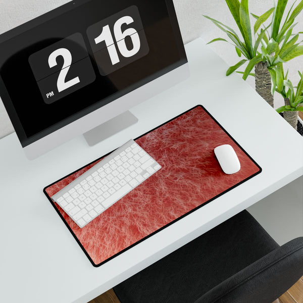 3D Fluffy Icon a Heart Felt Material Solid Color B — XXL Gaming Desk Mat — Gaming & Workspace Desk Setup View