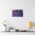 Cute Vivid 3D Fluffy Monster — Stretched Canvas Wall Art — Living Room Wall Lifestyle View