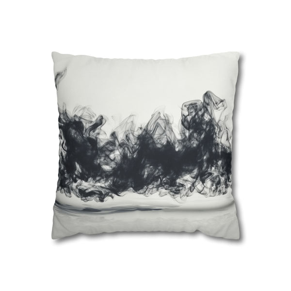 3D Typography Made of Smoke (Edition III) — Double-Sided Cushion Cover — Front Double-Sided Cushion View