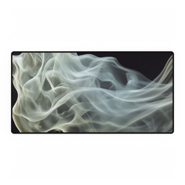 3d Typography Made of Smoke — XXL Gaming Desk Mat — Full Top-Down Artwork View