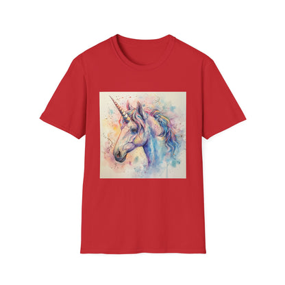 Mythical Majesty: Watercolor Unicorn Dream T-shirt