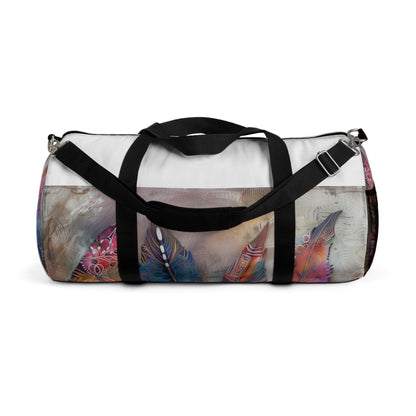 Boho Feather Duffel Bag