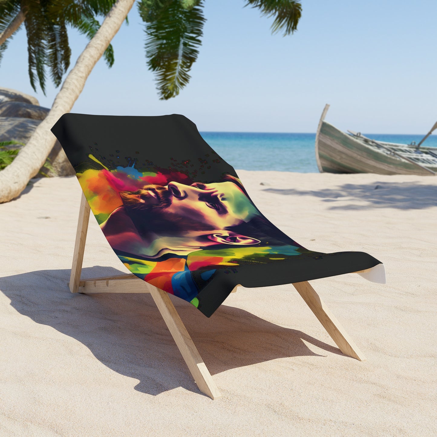 making it ideal for drying off after a swim or lounging on the sand. Made from soft and durable materials