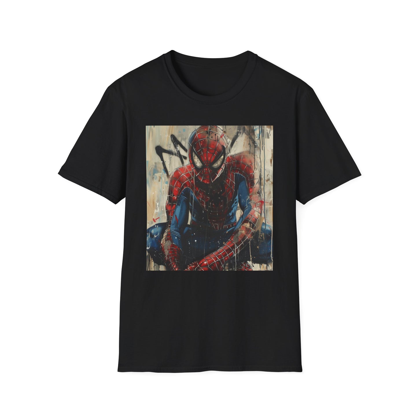 Web-Sling Warrior: The Unstoppable Spirit of Spider-Man | T-Shirt | Art, Comics, Graphic design, Illustration, Marvel, Painting, Spiderman, Superhero | Prints with Passion