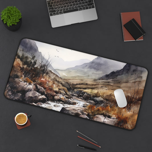 Scottish Countryside Desk Mat | Desk Mat | Accessories, Back-to-School, Desk, Fall Bestsellers, Home & Living, Mouse pad, Mouse Pads, Mousepad, Seasonal Picks, Stationery, TikTok | Prints with Passion