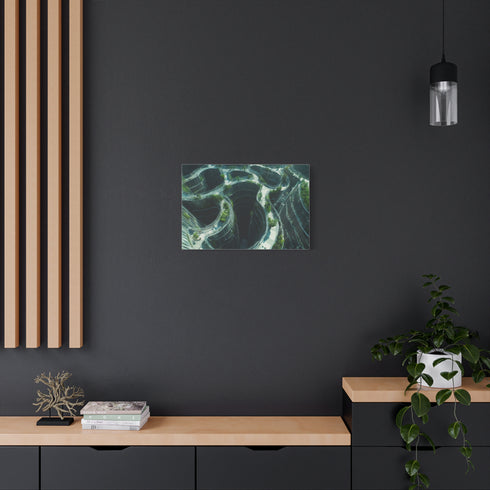 Glass Maze Growing Through Skyscrapers (Edition II) — Canvas Wall Art — Product Detail View 5