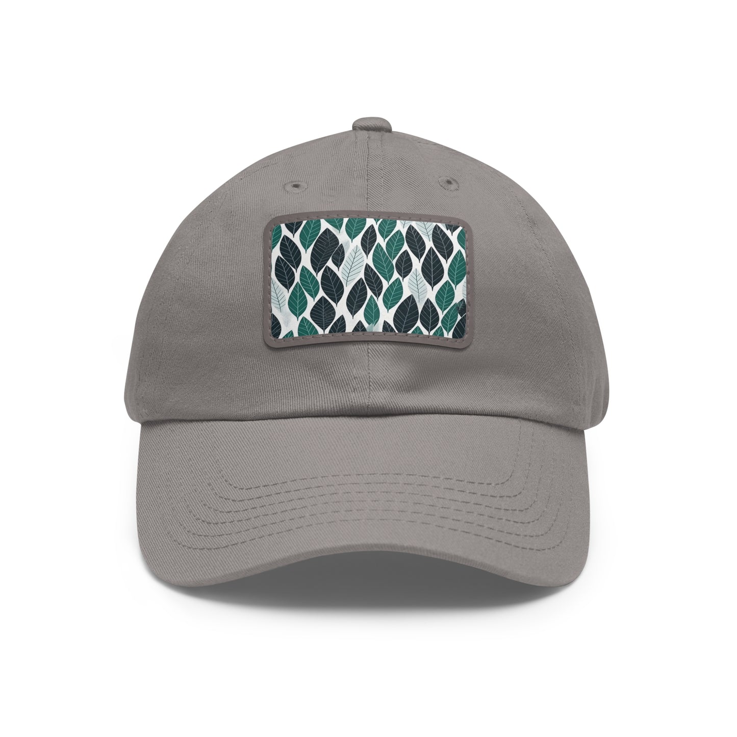 Green Ferret Leaf Pattern Baseball Cap