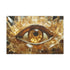 Levitating Crystals Forming an Eye (Edition II) — Canvas Wall Art — Living Room Wall Lifestyle View