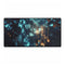 Mystical Wind Chimes Glowing in Night — XL & XXL Desk Mat — Full Top-Down Artwork View