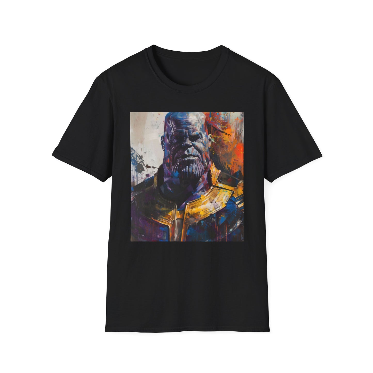 Infinity's End: The Epic Saga of Thanos | T-Shirt | Art, Avengers, Infinity War, Marvel, Painting, Power, Purple, Superhero, Thanos, Villain | Prints with Passion