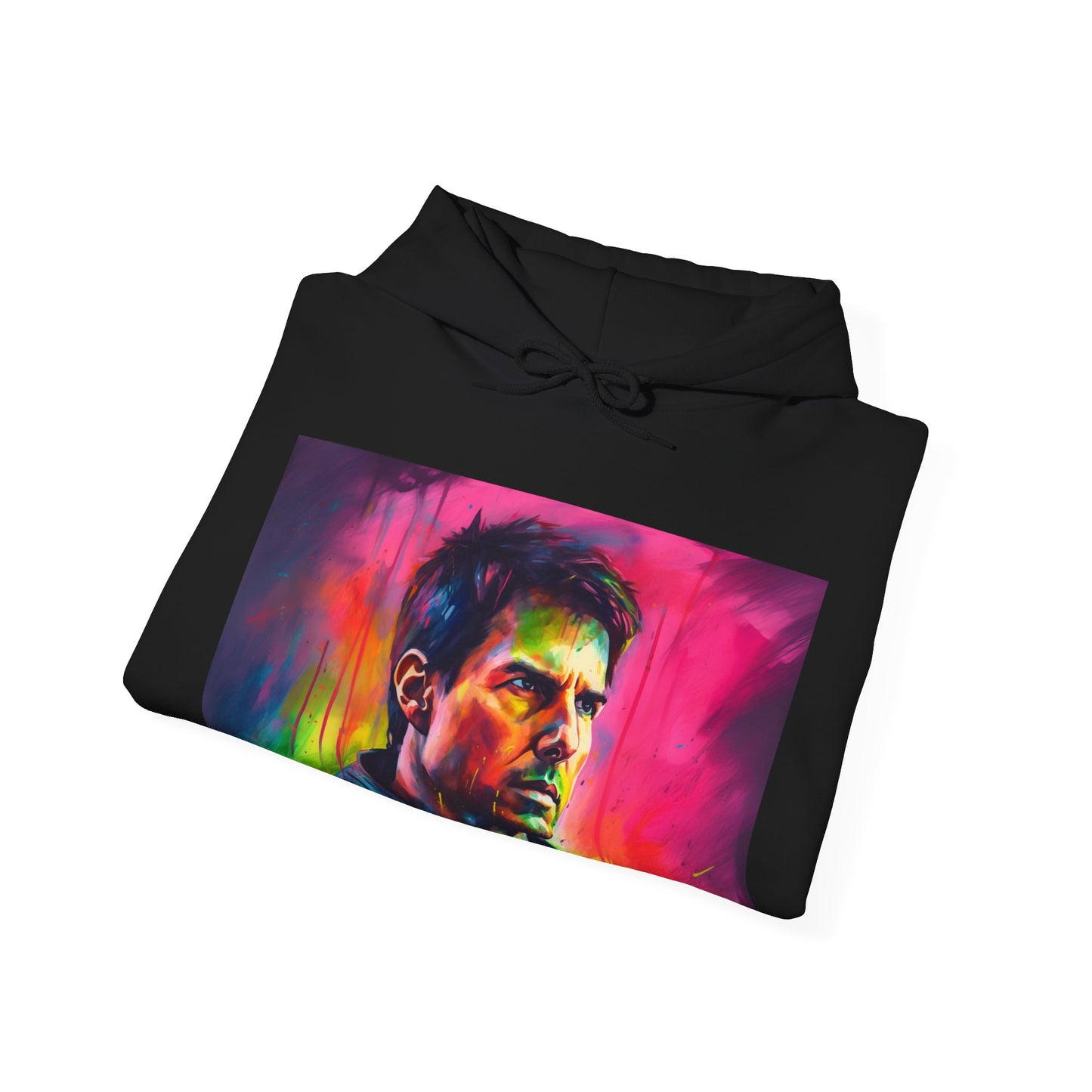 Tom Cruise Neon Watercolor Hoodie