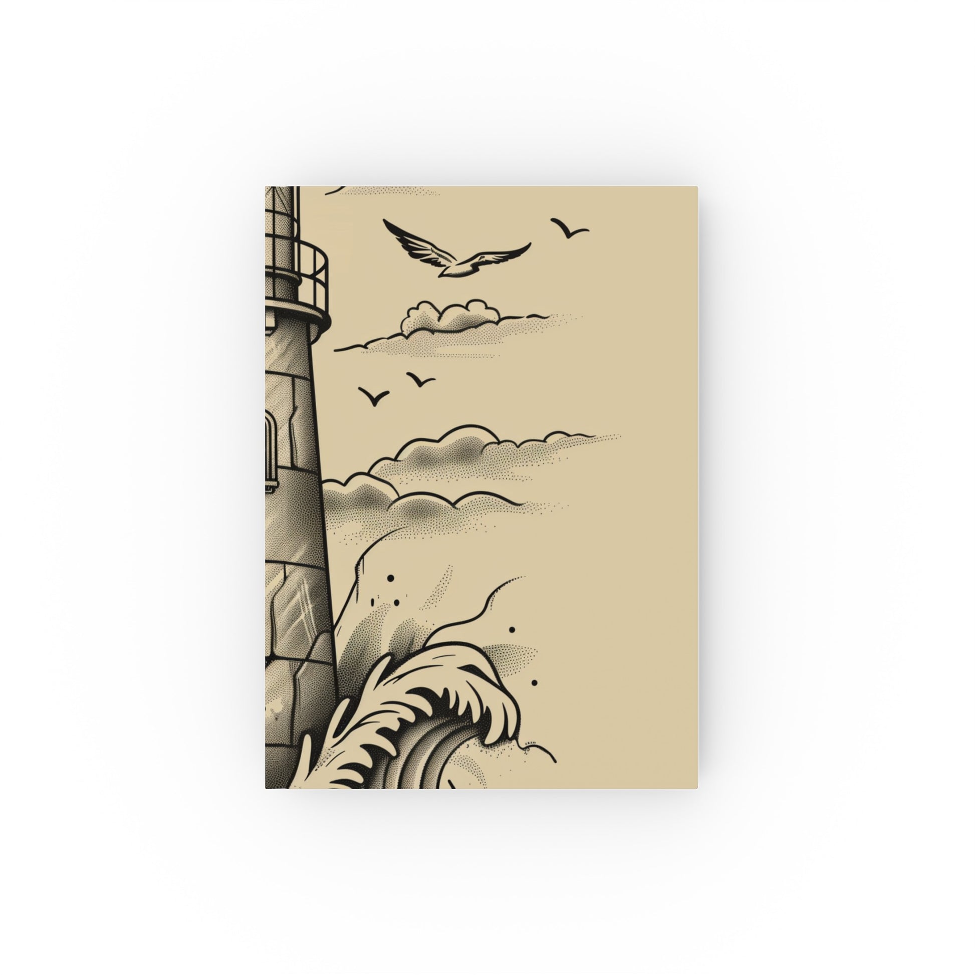 "Beacon of Inspiration Lighthouse Journal, high-quality and versatile, perfect for all seasons, makes a great gift."