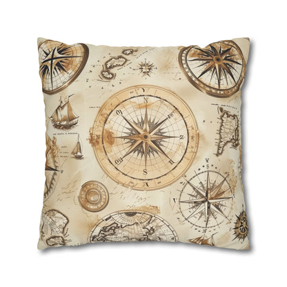 "Vintage Maps Pillowcase Collection - Add history to your home decor with old world map pattern design"