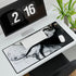 Shadow Creature Rising from Ink Puddle — XL & XXL Desk Mat — 3mm Non-Slip Natural Rubber Base Detail