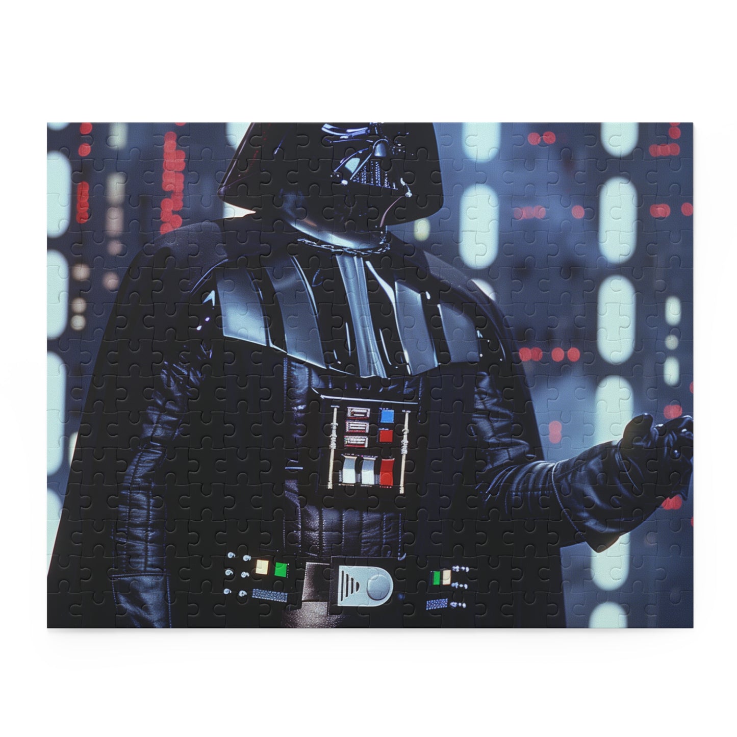 "Dark Lord Darth Vader jigsaw puzzle for Star Wars fans - challenging and fun"