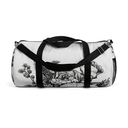 Floral Sketch Duffel Bag