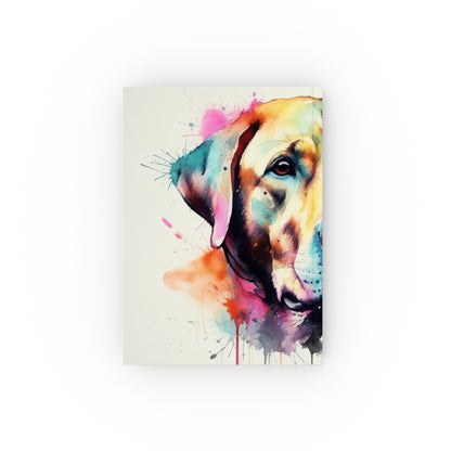 Labrador Adventures Journal: Heartwarming cover with wagging tail, perfect for capturing memories with your furry companion. Great gift!