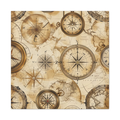 Vintage Maps Canvas Print