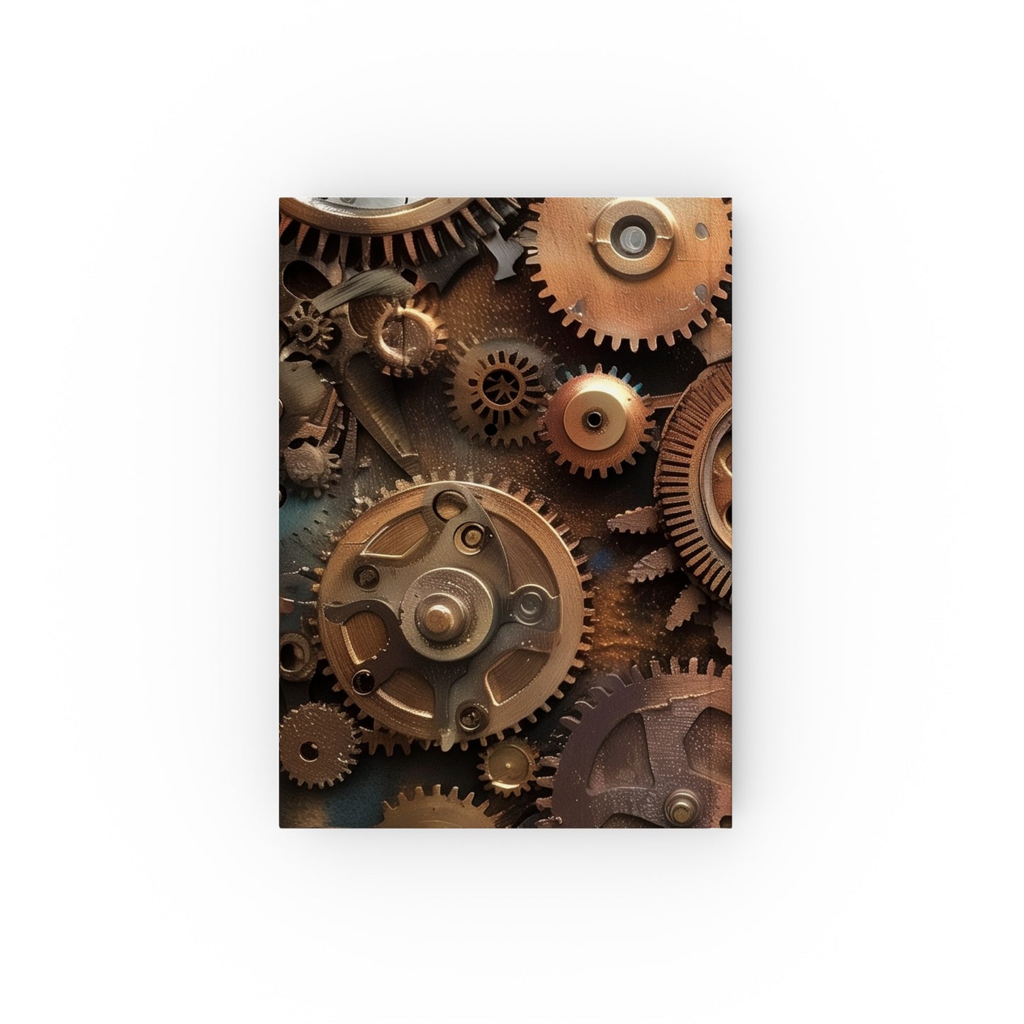 "Steampunk Journal with Gears and Cogs Design | High-Quality Material, Ideal Gift"