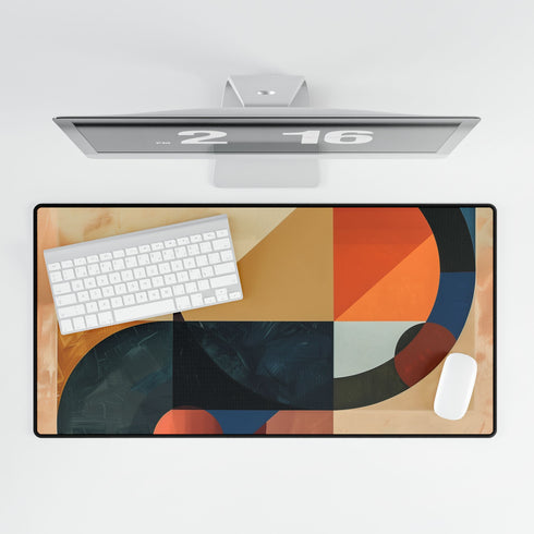 Abstract Geometric Gaming XXL Extended Desk Mat