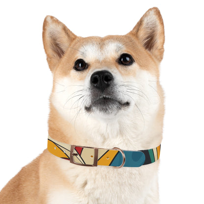 Retro Waves Dog Collar: Vibrant & Stylish