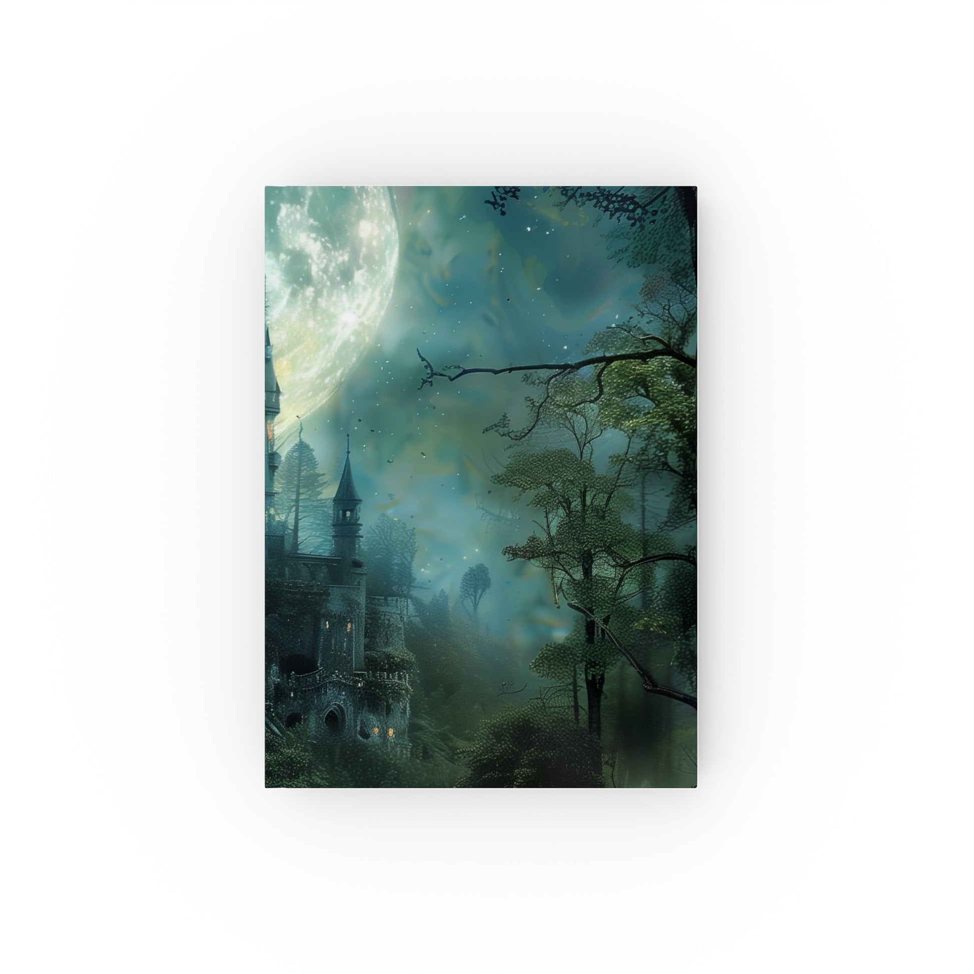 Moonlit Majesty: Fantasy Castle Journal - Enchanted design, high-quality material, perfect for fairytales and epic quests. Great gift idea!